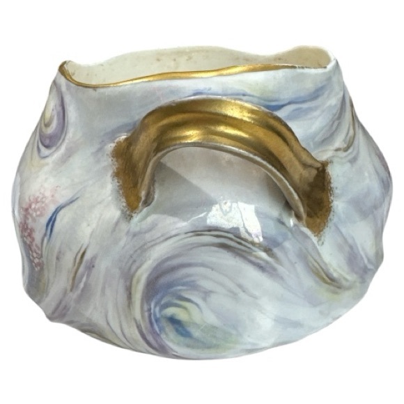 Antique Carl Knoll, Carlsbad, Austria Art Nouveau Porcelain Bowl ca. 1900 - Picture 3 of 15